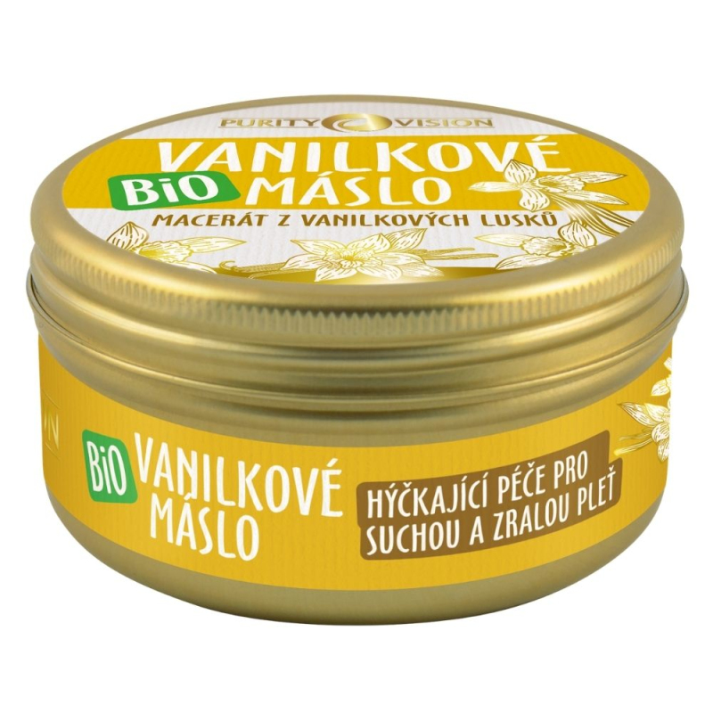 Pomačkaný obal PURITY VISION Bio Vanilkové máslo 70 ml