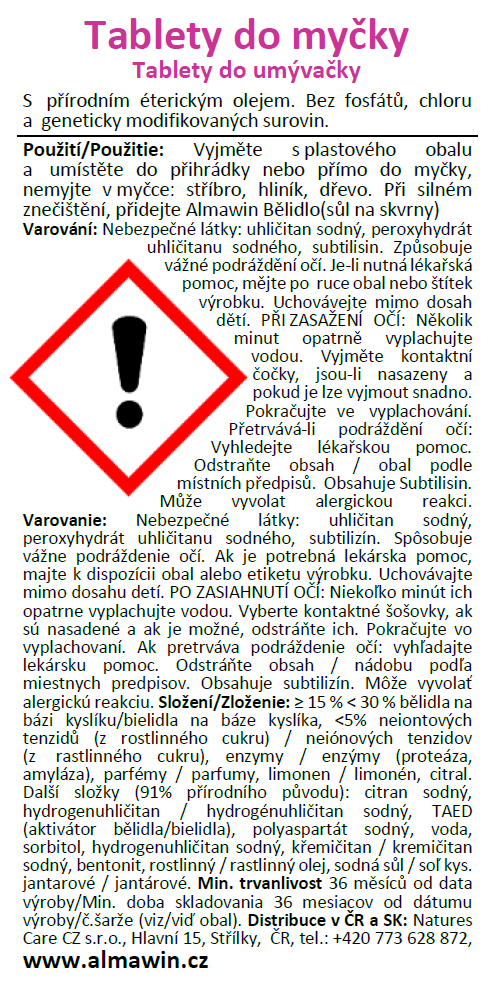 ALMAWIN Tablety do myčky 25 ks