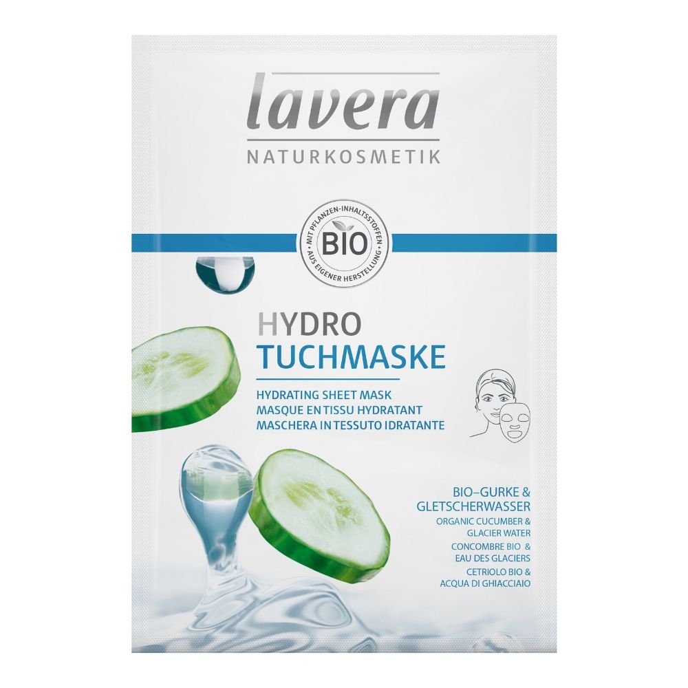 lavera Hydratační textilní maska - 21 ml