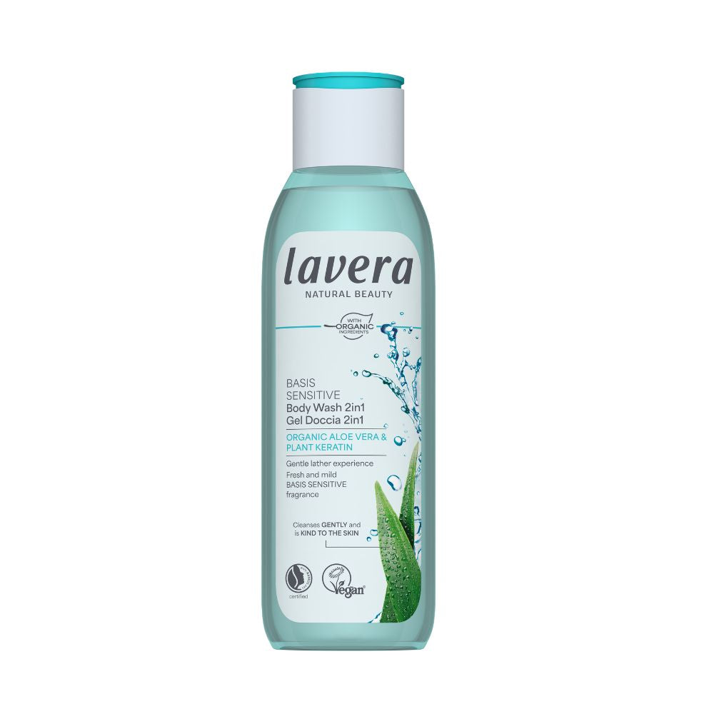 lavera Basis Sprchový gel na tělo a vlasy 2v1 250ml