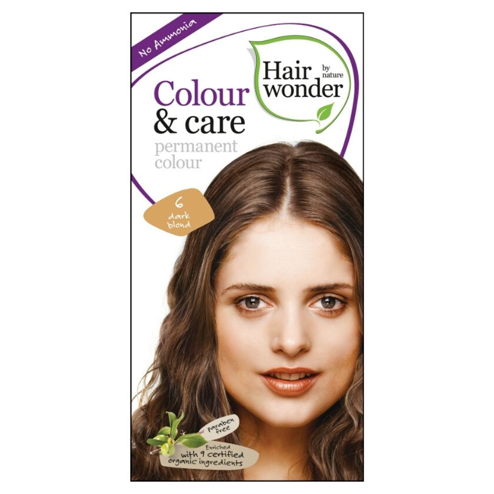Pomačkaný obal Hairwonder Dlouhotrvající barva TMAVÁ BLOND 6 100 ml