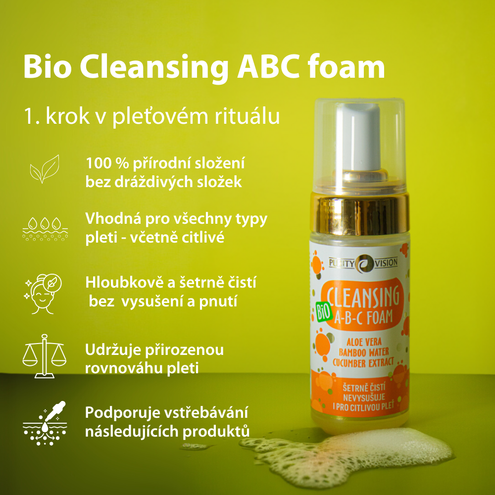 PURITY VISION Bio Cleansing ABC foam 90 ml