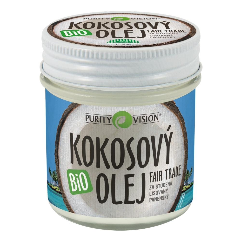 PURITY VISION Fair Trade Bio Kokosový olej panenský 120 ml
