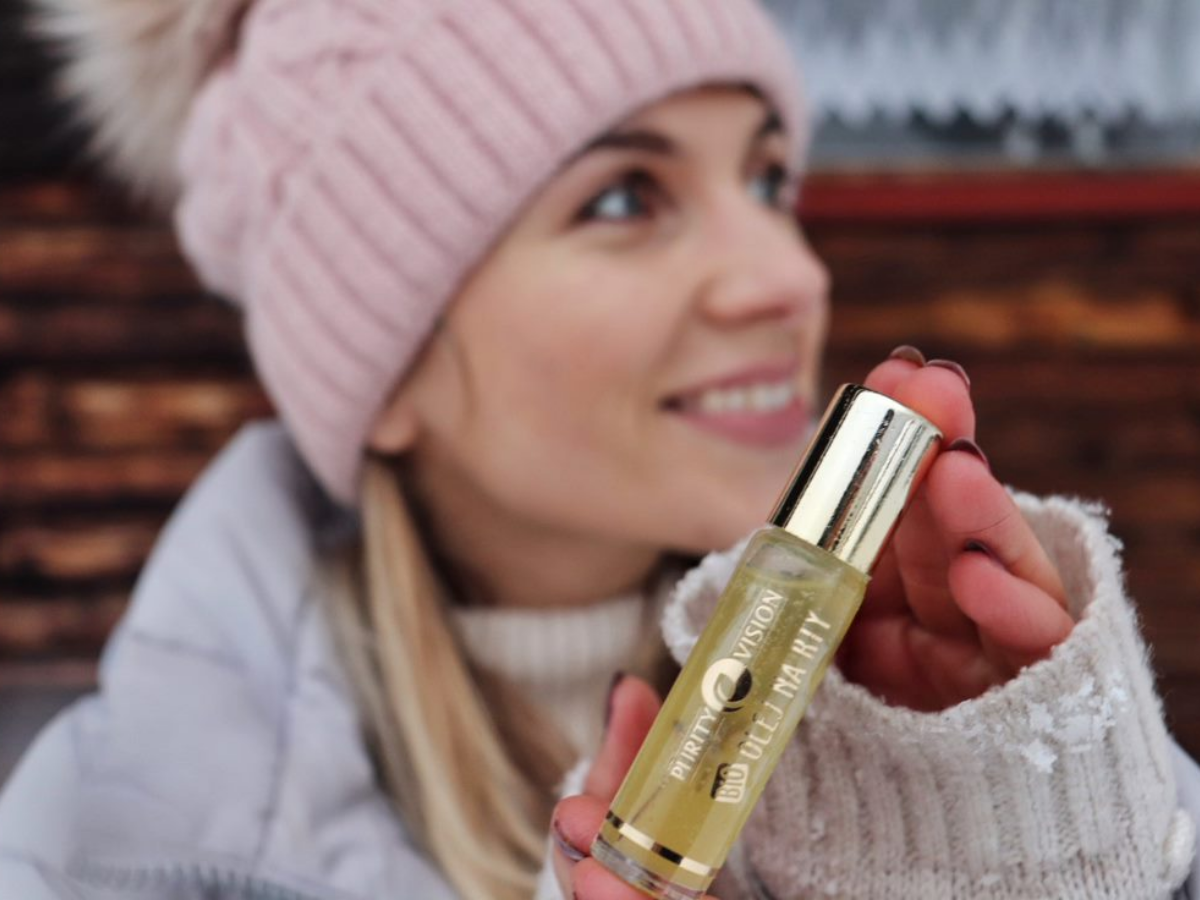 Pomačkaný obalPURITY VISION Bio Levandulový olej na rty 10 ml