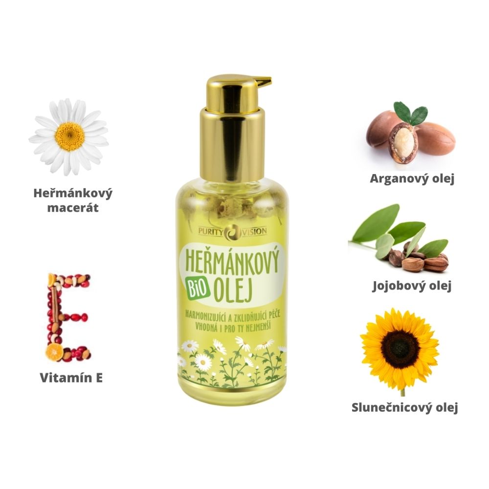 PURITY VISION Bio Heřmánkový olej 100 ml