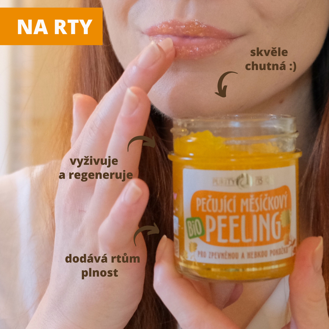 PURITY VISION Bio Pečující Měsíčkový peeling 120 ml