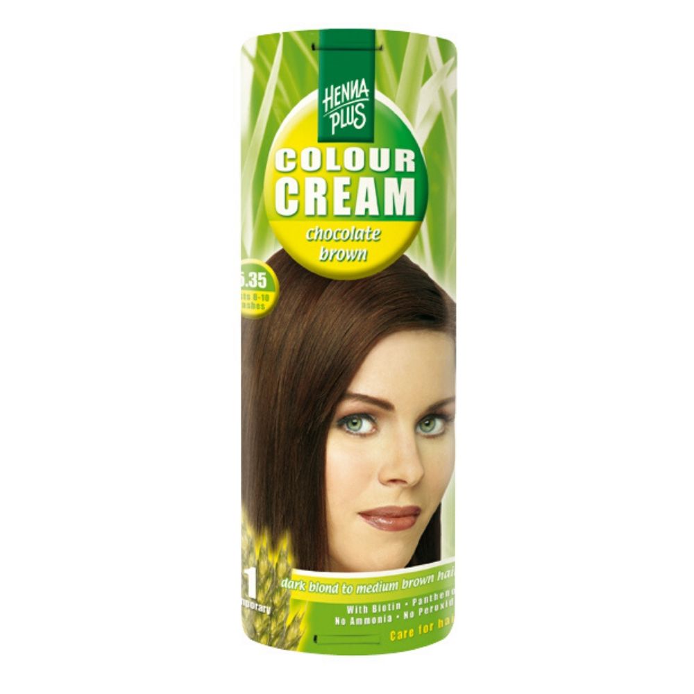 Hennaplus Přírodní barva krémová ČOKOLÁDOVÁ 5.35 60ml