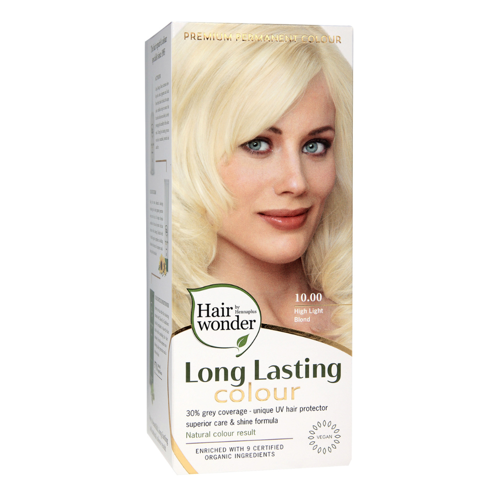 Hairwonder by Hennaplus Dlouhotrvající barva EXTRA SVĚTLÁ BLOND 10.00