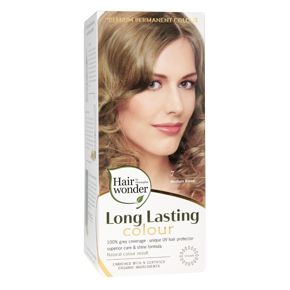 Hairwonder by Hennaplus Dlouhotrvající barva SYTĚ BLOND 7