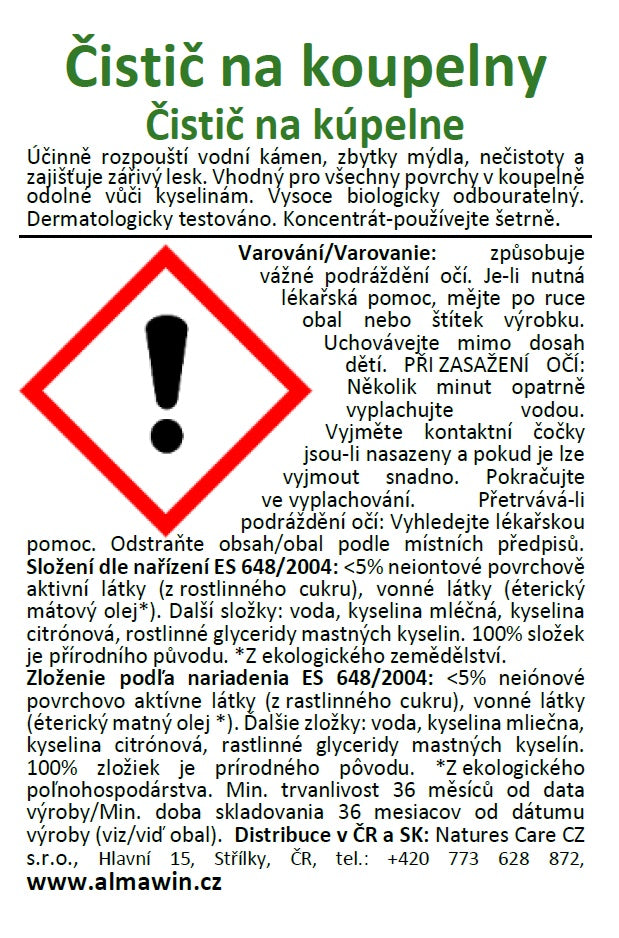 ALMAWIN Čistič na koupelny 500 ml
