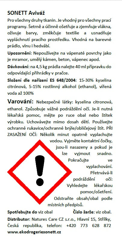 SONETT Aviváž 1 l