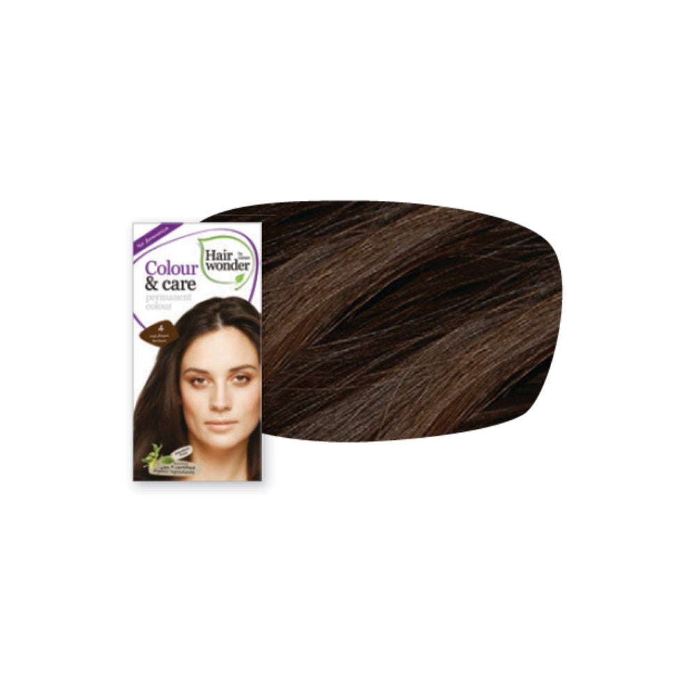 Hairwonder Colour & Care STŘEDNĚ HNĚDÁ 4 100 ml
