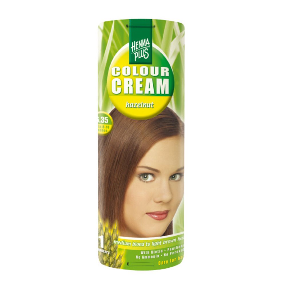 Hennaplus Přírodní barva krémová OŘÍŠKOVÁ 6.35 60ml