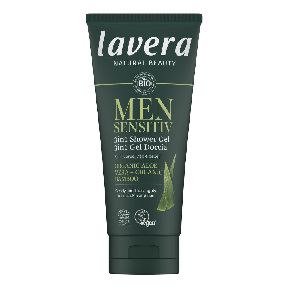 lavera Pánský sprchový gel Sensitive 3v1 200ml