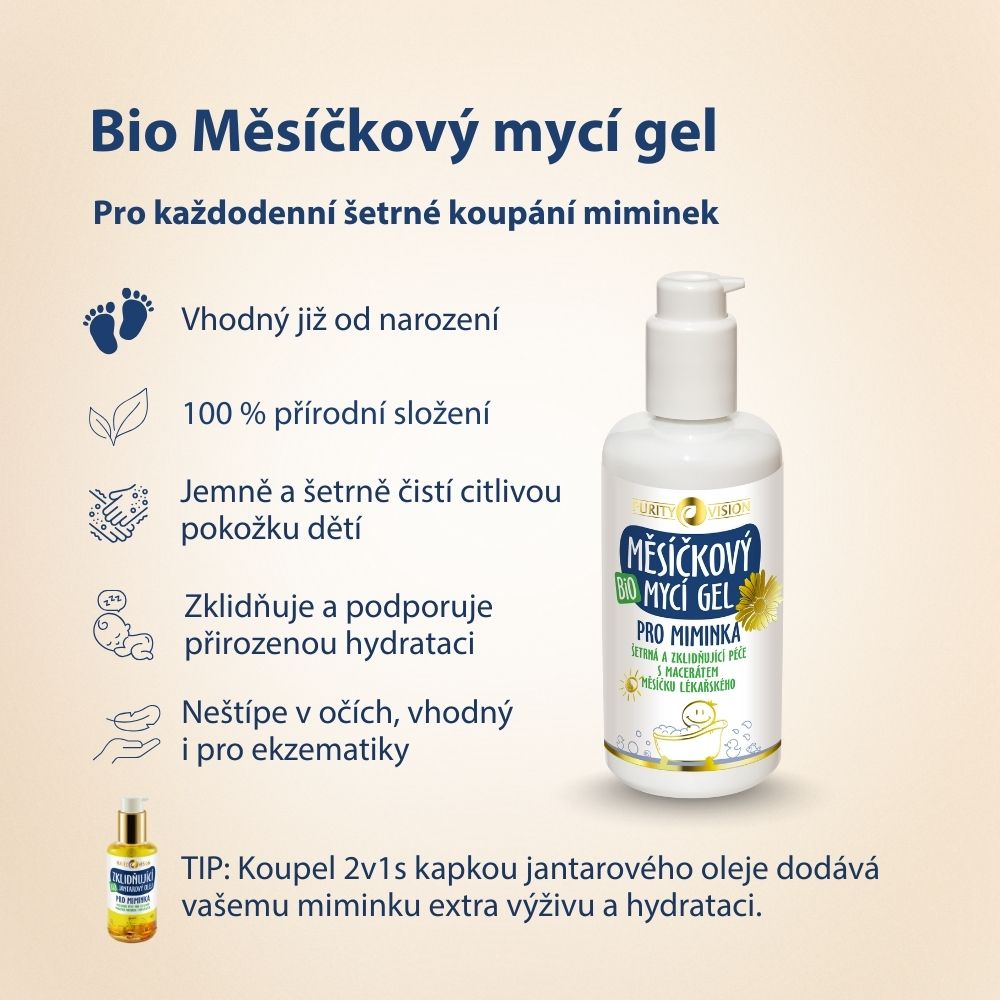 Set Mycí gel a Zinková mast  pro děti