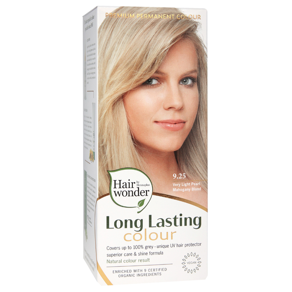 Hairwonder by Hennaplus Dlouhotrvající barva PERLEŤOVĚ MAHAGONOVÁ BLOND 9.25