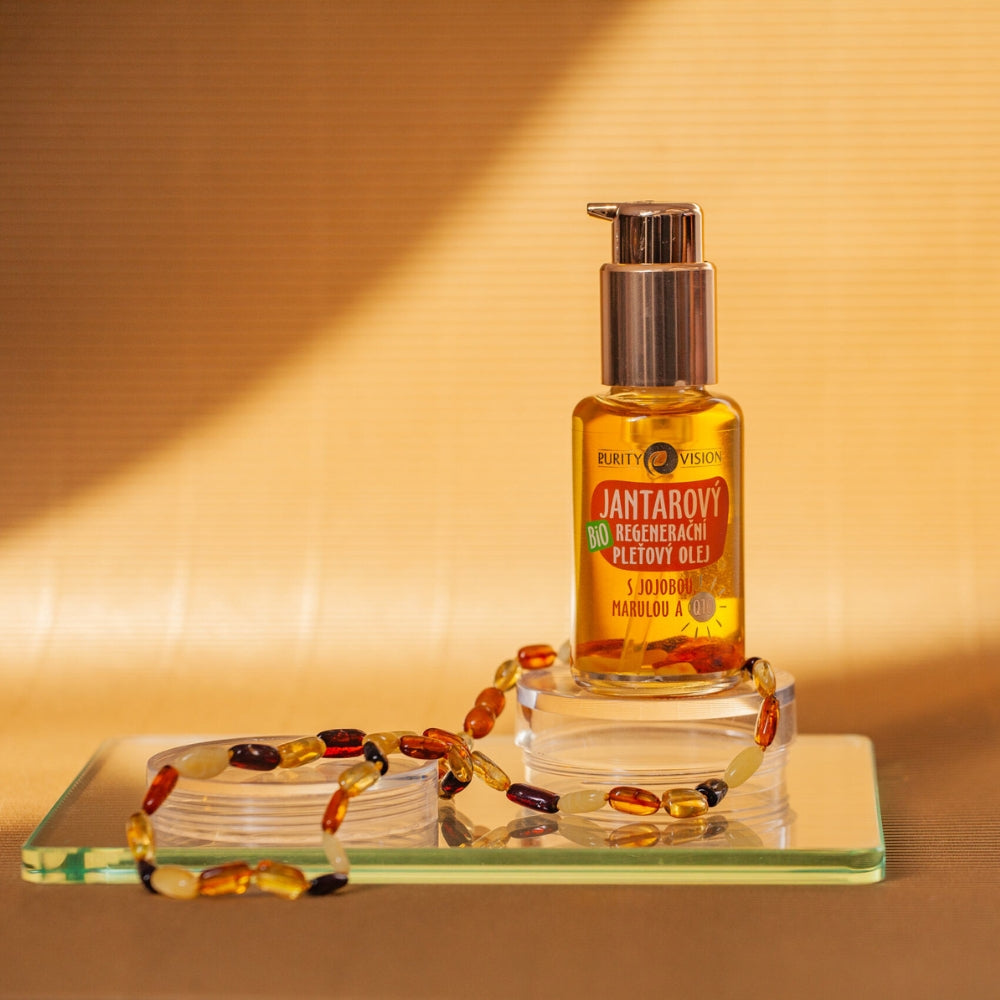 PURITY VISION Bio Jantarový hloubkově regenerační pleťový olej 45 ml