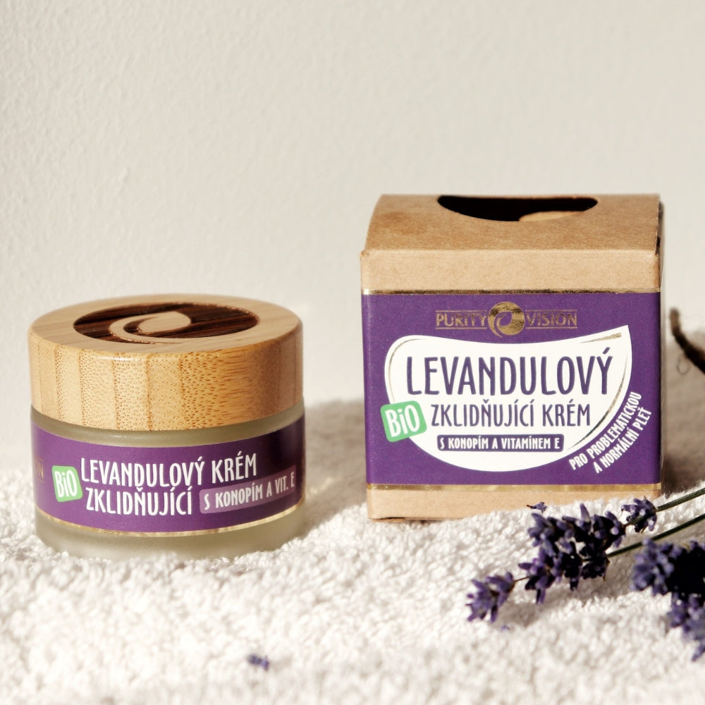 PURITY VISION Bio Levandulový krém zklidňující 40 ml
