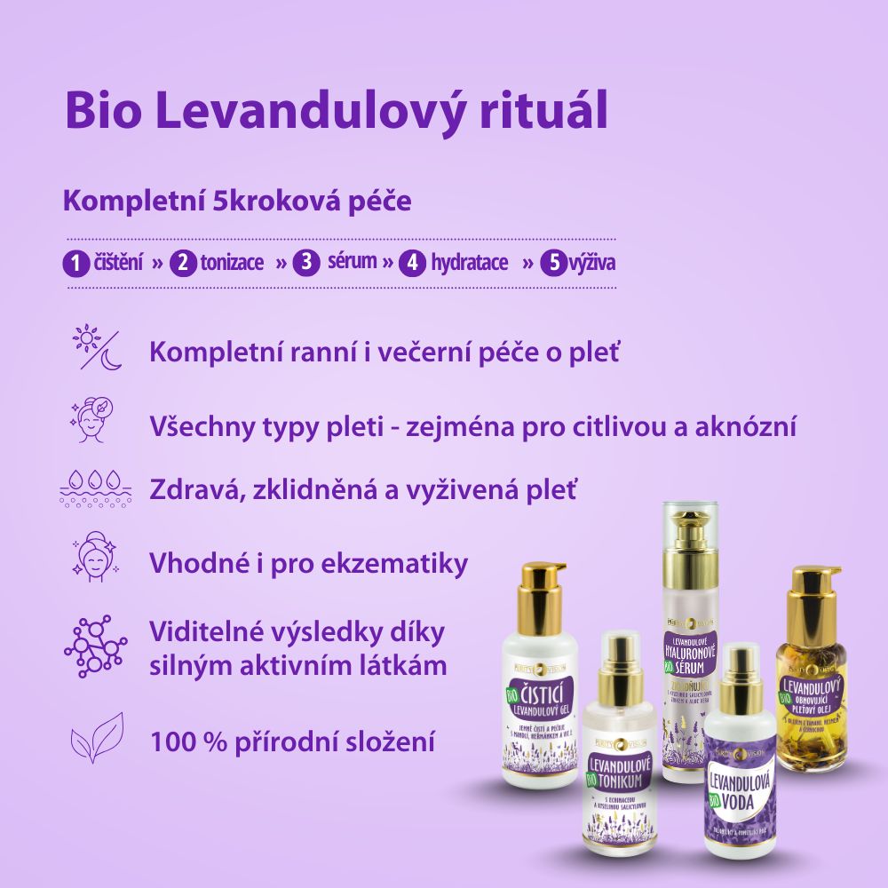 PURITY VISION Bio Levandulový rituál v péči o pleť