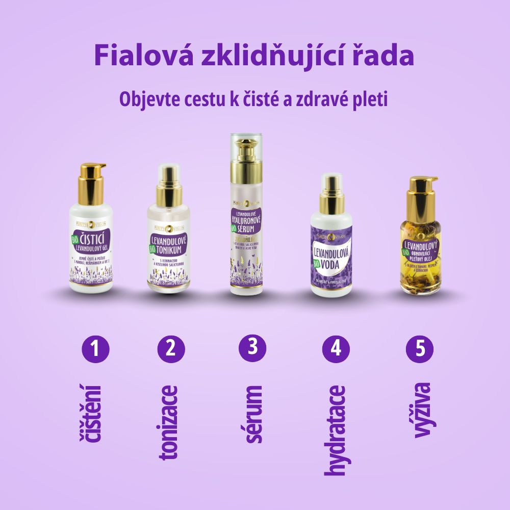 PURITY VISION Bio Levandulový rituál v péči o pleť