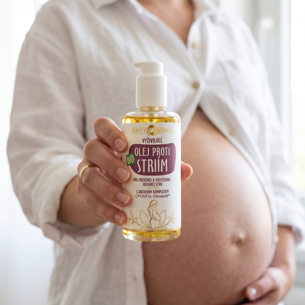 PURITY VISION Bio Vyživující olej proti striím 200 ml