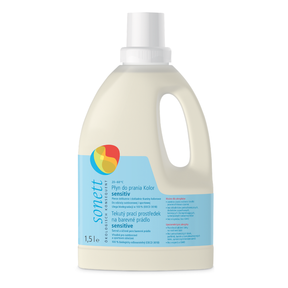 SONETT Prací gel na barevné prádlo Sensitive 1,5 l