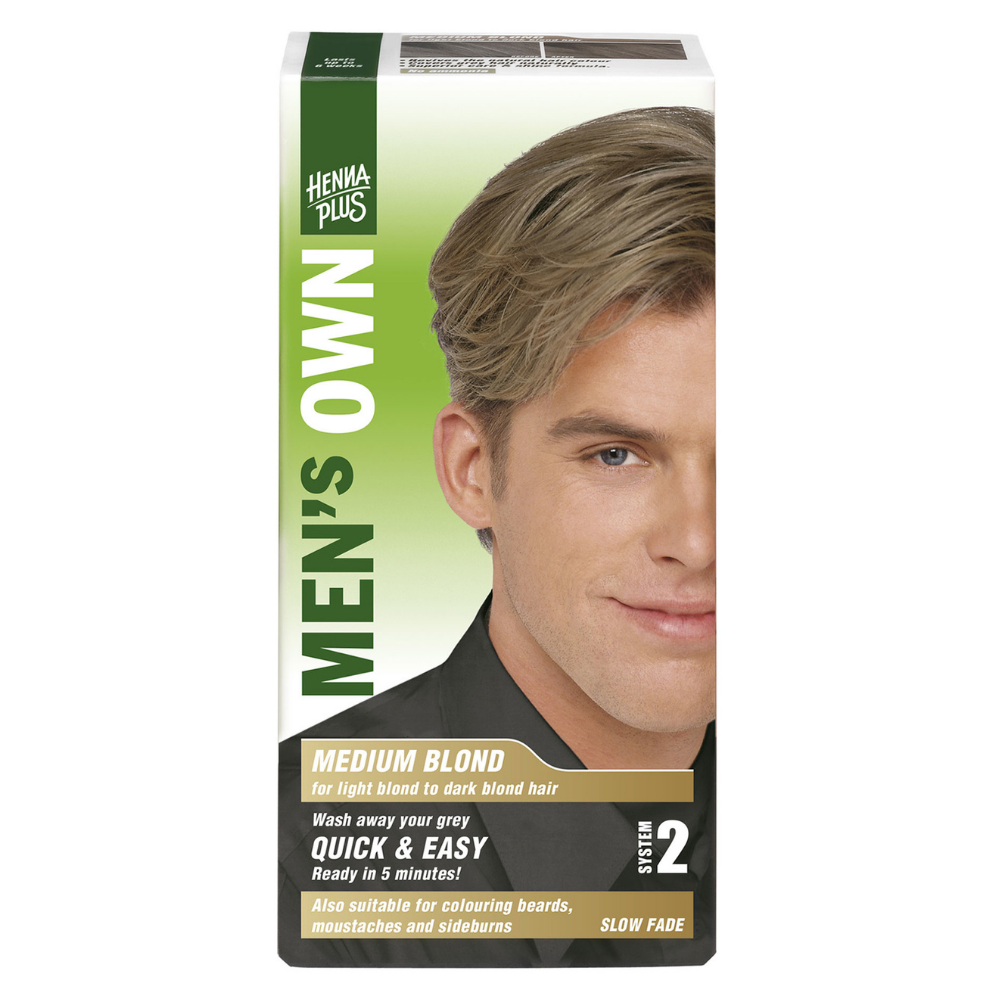 Hennaplus Přírodní barva pro muže STŘEDNÍ BLOND