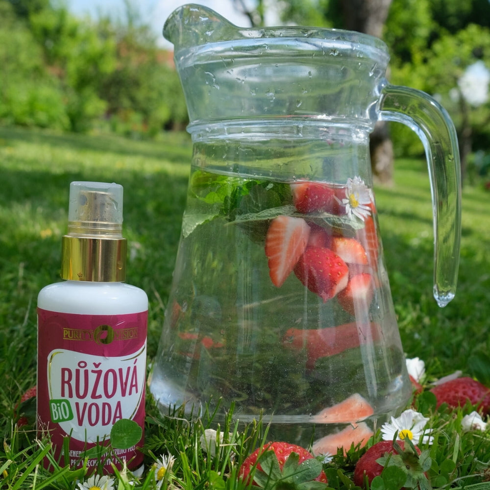 PURITY VISION Bio Růžová voda 1 l