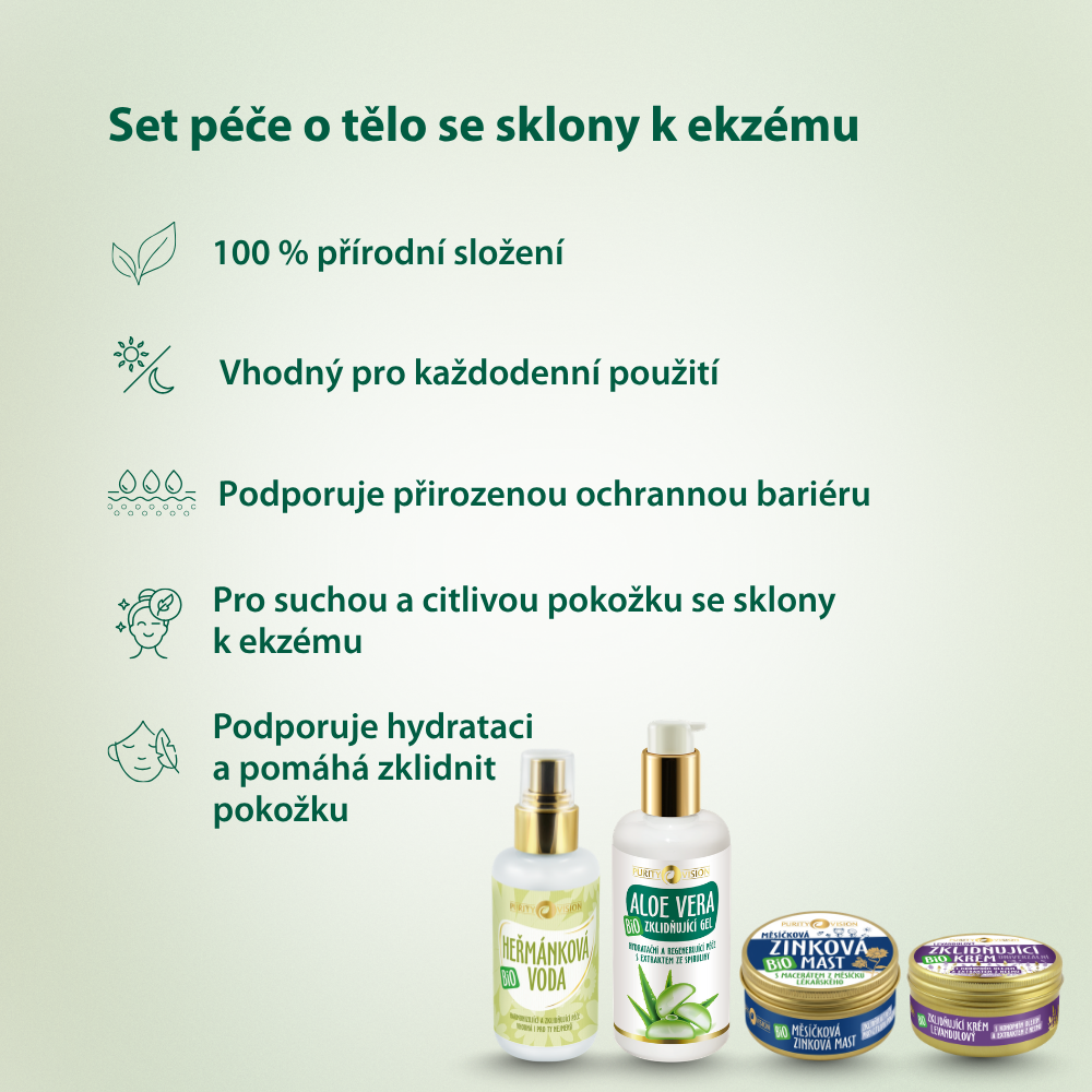 PURITY VISION Bio Set péče o tělo se sklony k ekzému
