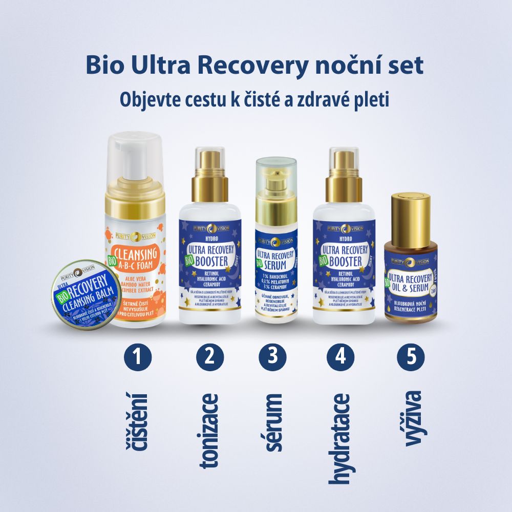 PURITY VISION Bio Ultra Recovery noční rituál set