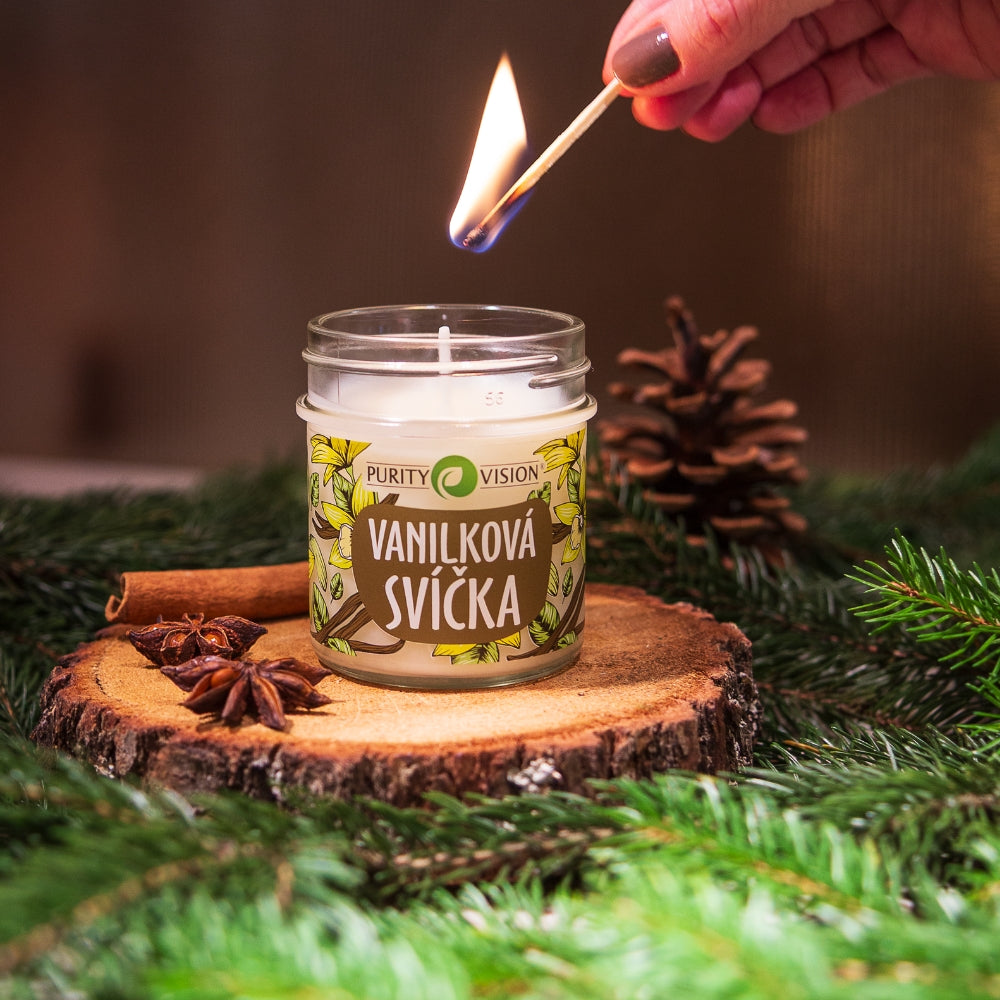 PURITY VISION Vanilková svíčka 100 g
