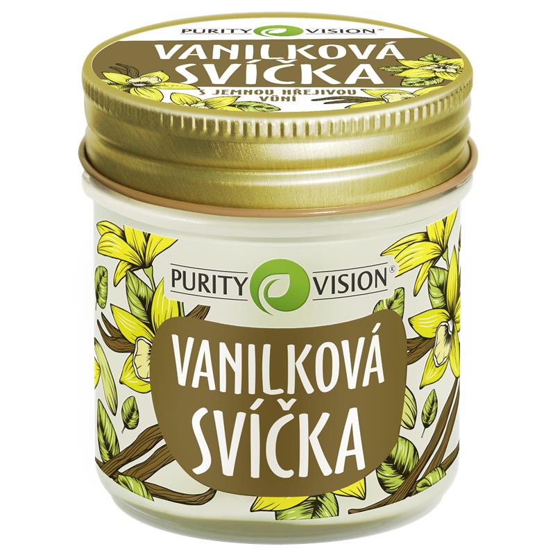 PURITY VISION Vanilková svíčka 100 g