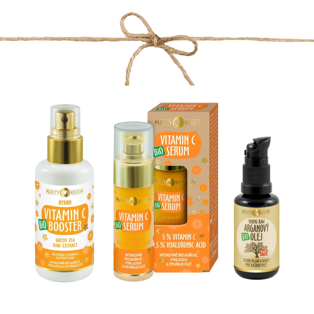 Vitamin C set pro rozjasnění pleti