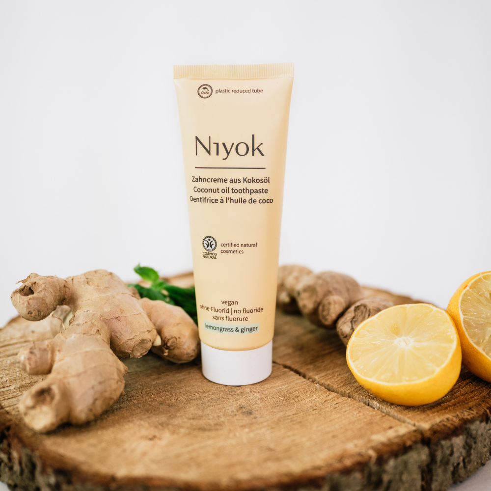 Niyok Zubní pasta Citronová tráva & Zázvor 75ml