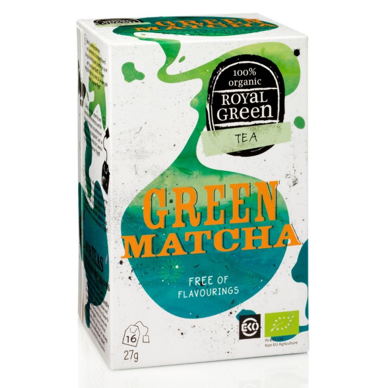 Royal Green zelený čaj Green Matcha BIO 16 x 1,7 g
