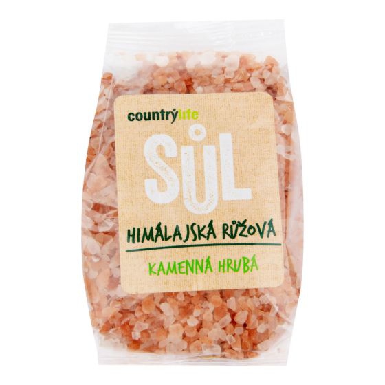 Sůl himálajská růžová hrubá 500 g COUNTRY LIFE