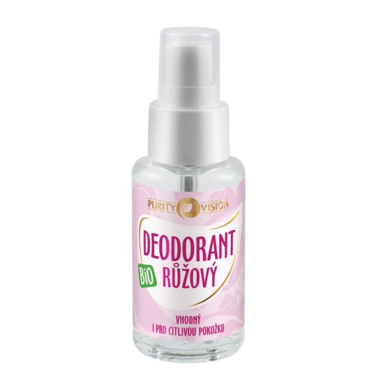 PURITY VISION Bio Růžový Deodorant 50 ml