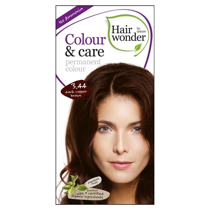 Hairwonder Dlouhotrvající barva TMAVĚ MĚDĚNÁ HNĚDÁ  3.44 100 ml