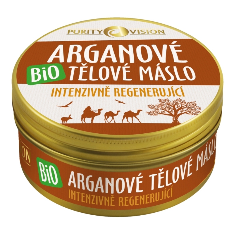 Pomačkaný obal PURITY VISION Bio Arganové tělové máslo 150 ml