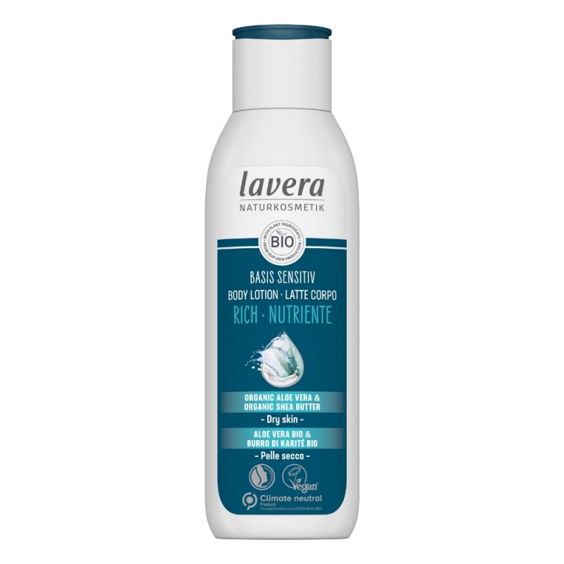 Pomačkaný obal lavera Basis Extra vyživující tělové mléko 250 ml