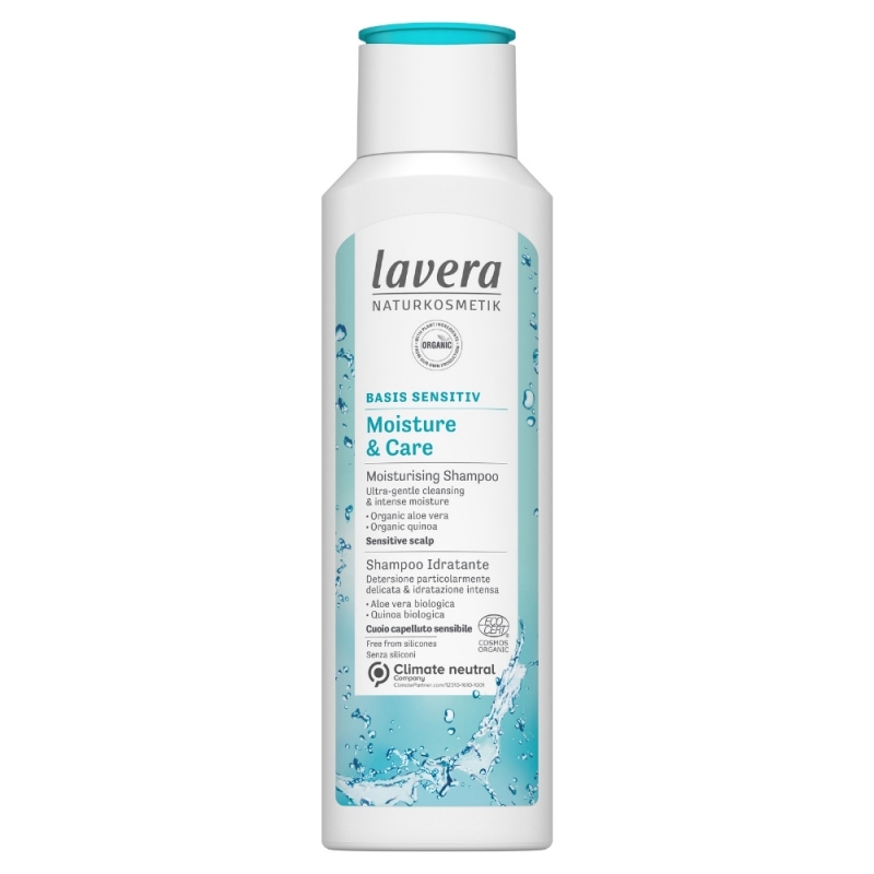 lavera Basis Šampon Moisture & Care 250 ml FR
