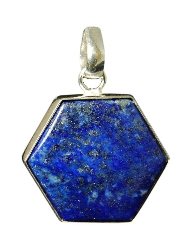 Amulet modrý Lapis Lazuli šestiúhelník