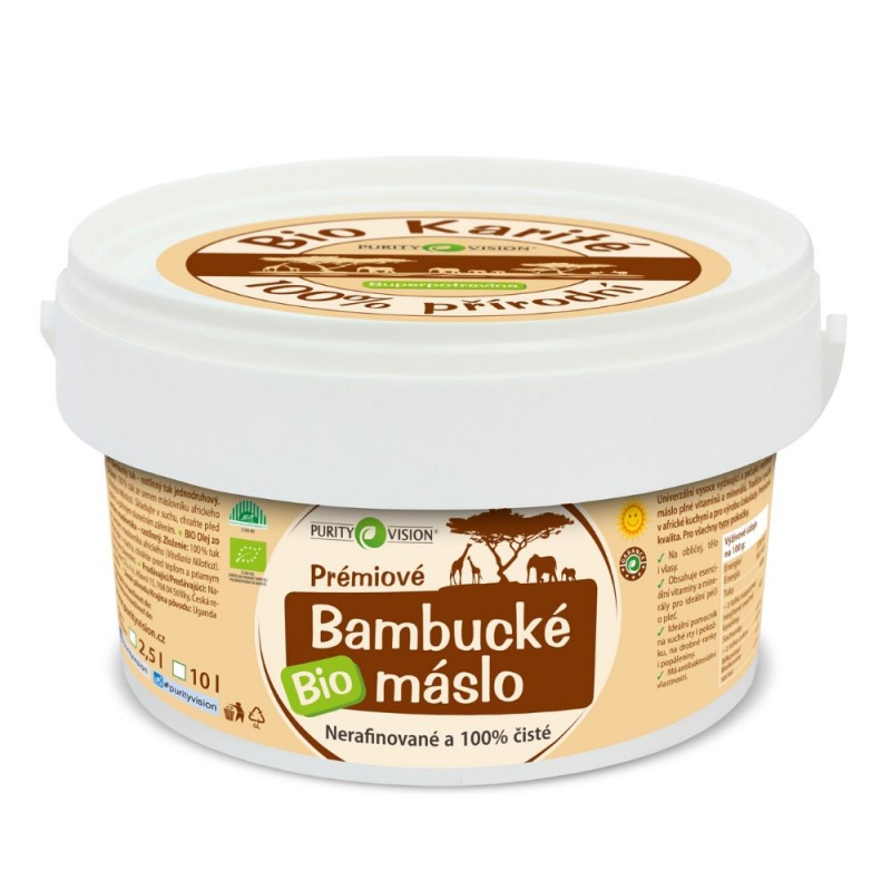 PURITY VISION Bio Bambucké máslo 2,5 l