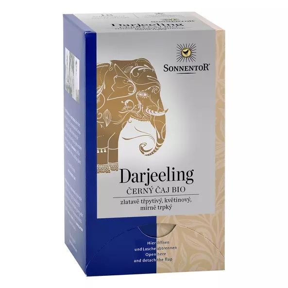 SONNENTOR BIO Darjeeling černý čaj 27 g porcovaný