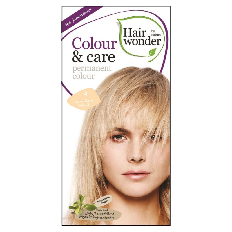 Hairwonder Dlouhotrvající barva VELMI SVĚTLÁ BLOND 9 100 ml