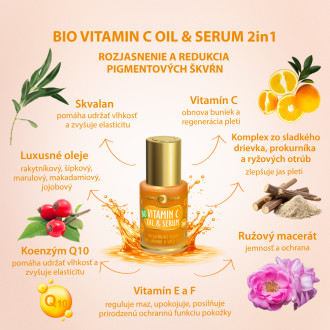 PURITY VISION Bio Vitamin C oil & serum 2in1 30 ml