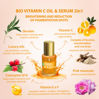 PURITY VISION Bio Vitamin C oil & serum 2in1 30 ml