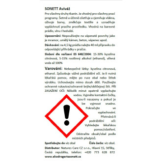 Pomačkaný obal SONETT Aviváž 1 l