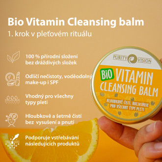 Pomačkaný obal - PURITY VISION Bio Vitamin Cleansing Balm 70 ml