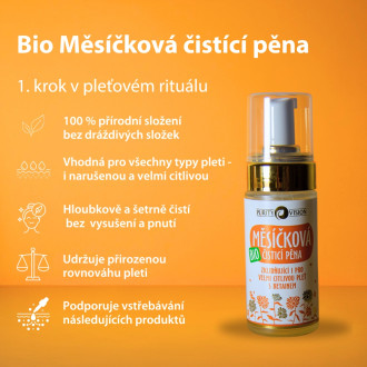 PURITY VISION Bio Měsíčková čisticí pěna 90 ml